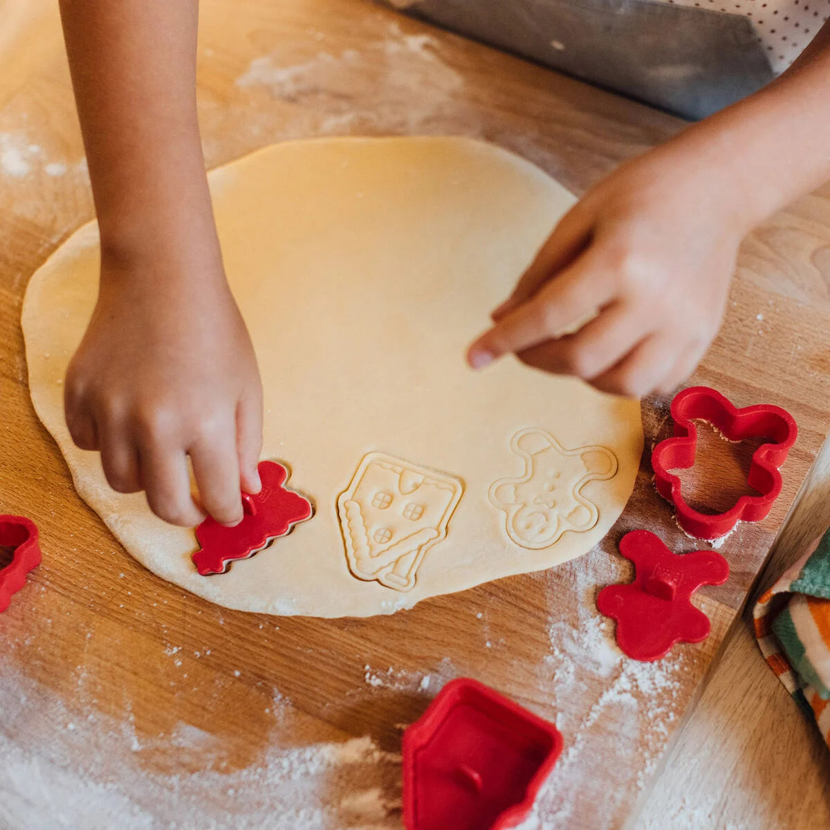 Set de 5 moldes para Galletas - Navidad