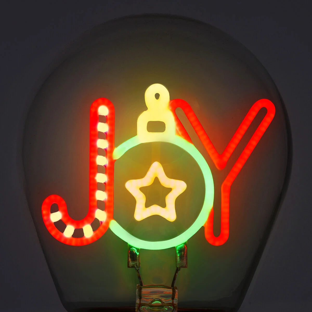 Lámparas de mesa con forma de bombilla de Navidad