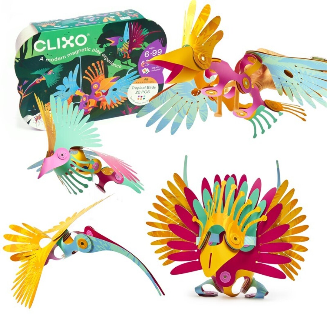 Clixo - Aves Tropicales (22 pcs)