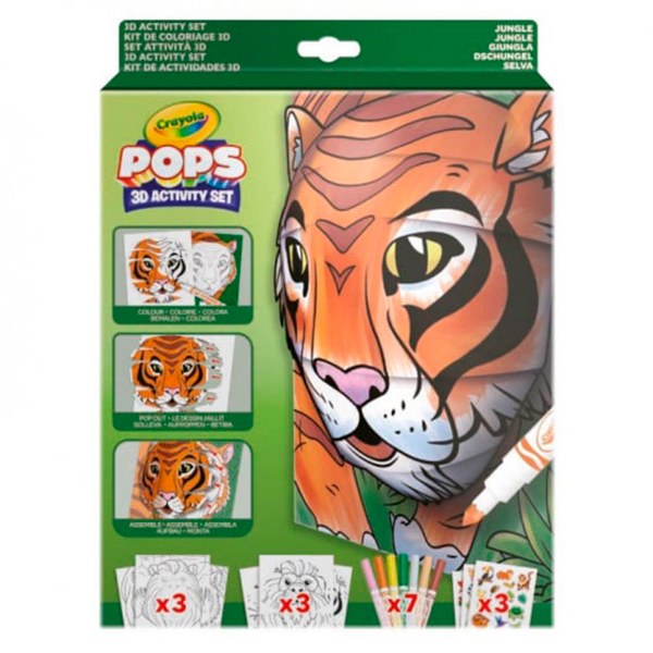 Set para pintar 3D - Tigre