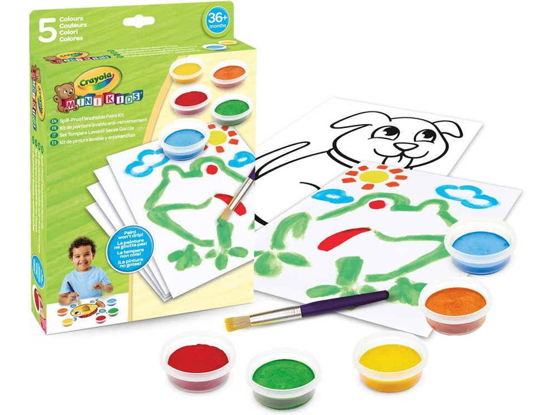 Set de témperas lavables - Anti derrames