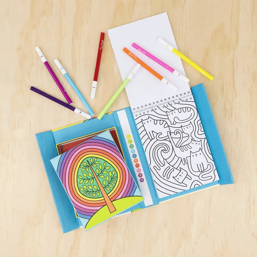 Colorea por números - El jardín del arcoíris