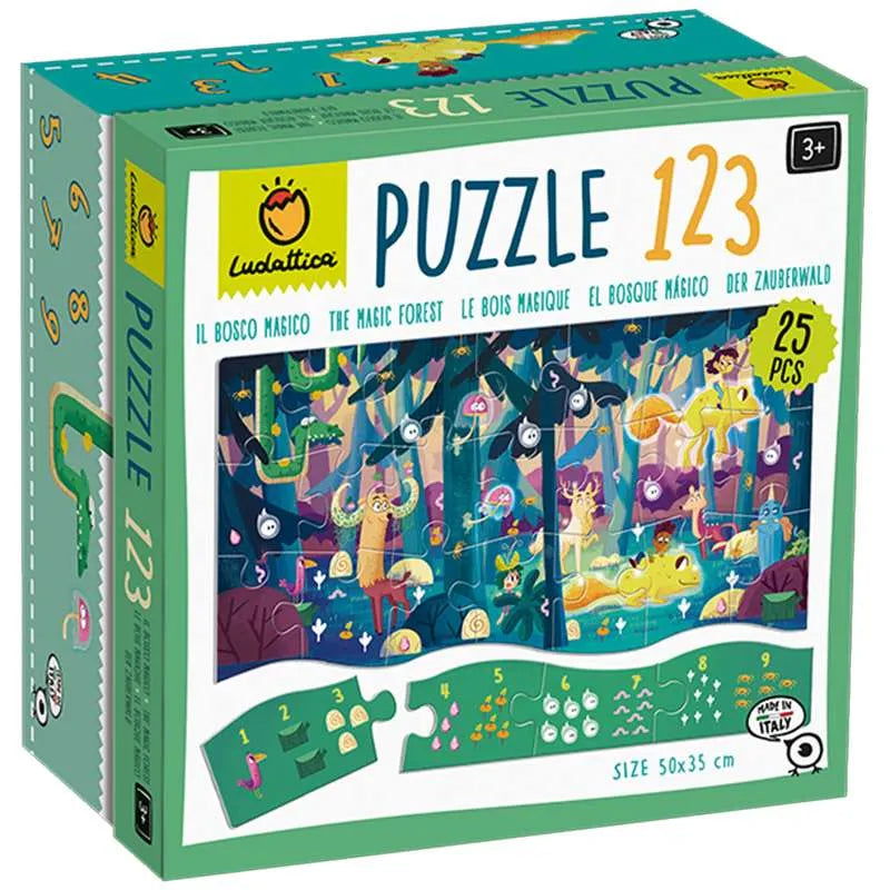 Puzzle - 25 pcs - El bosque Mágico (+3 años)