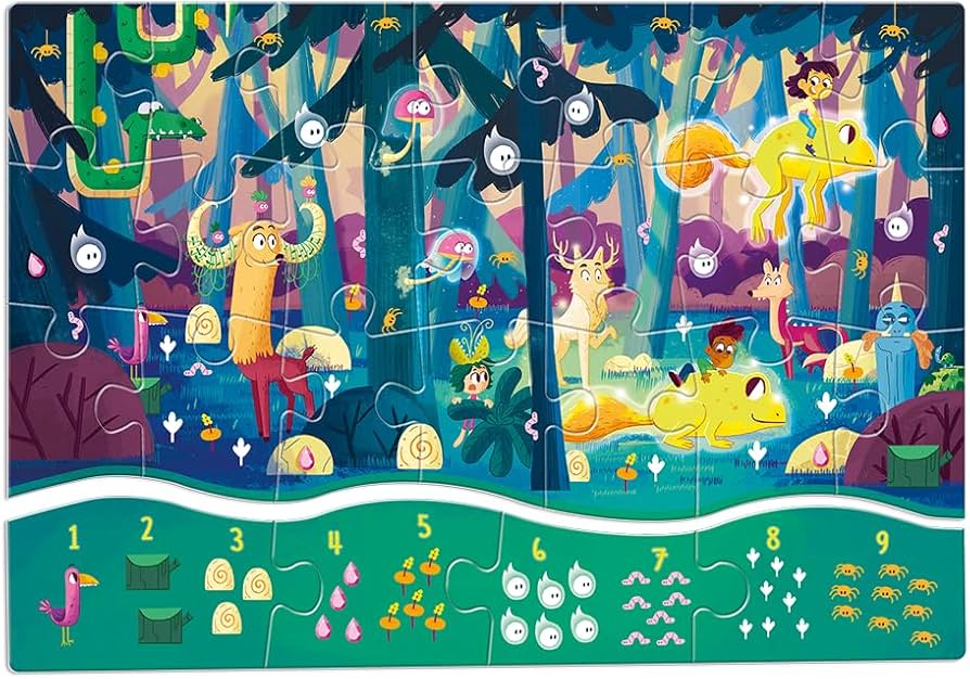 Puzzle - 25 pcs - El bosque Mágico (+3 años)