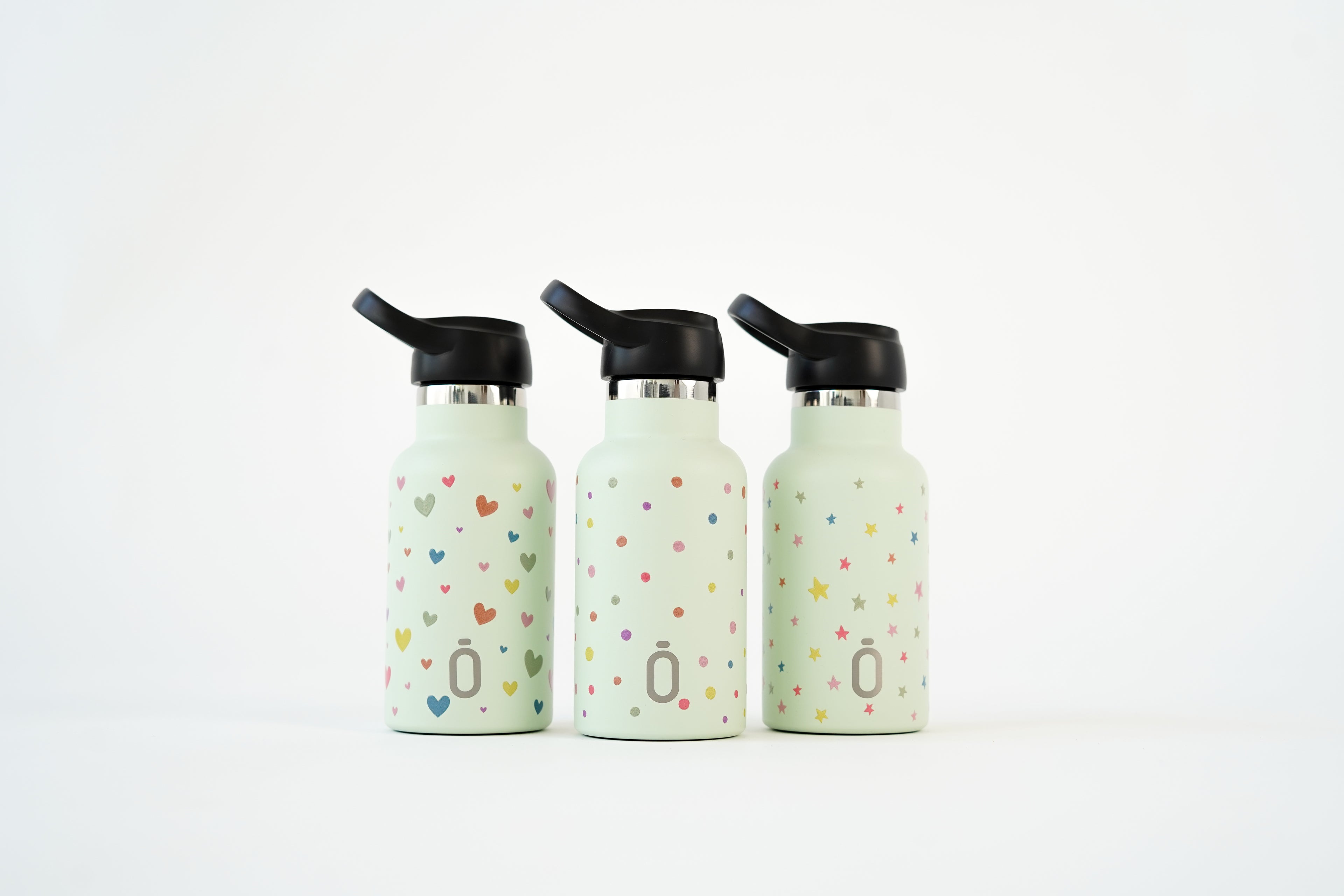 Botella Térmica Pajita - Topos - Melón