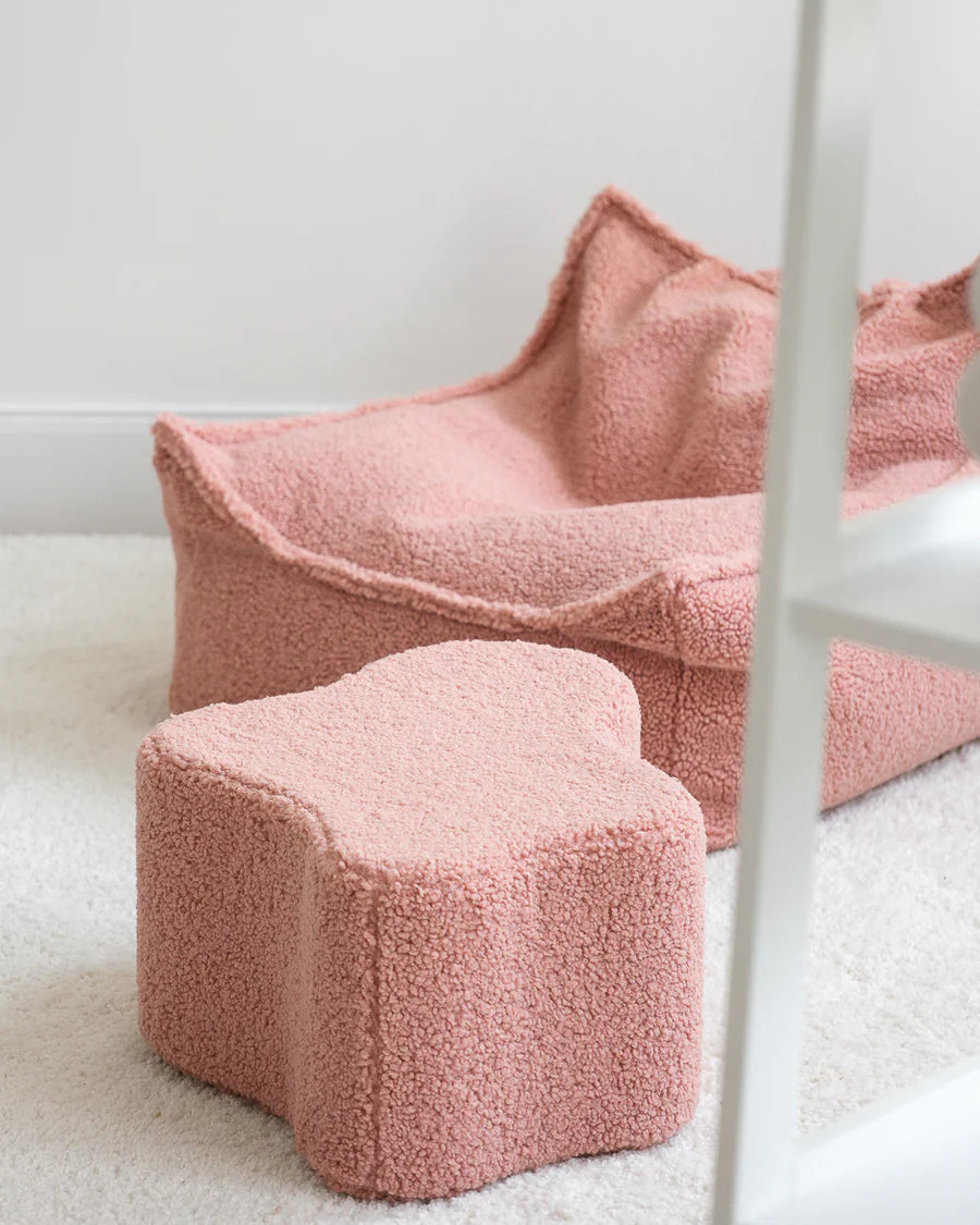 Cloud Pouffe - Teddy - Guava