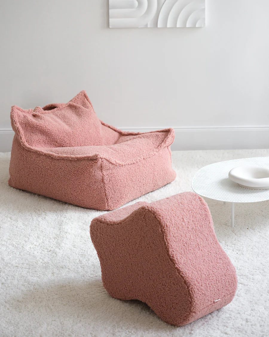Cloud Pouffe - Teddy - Guava