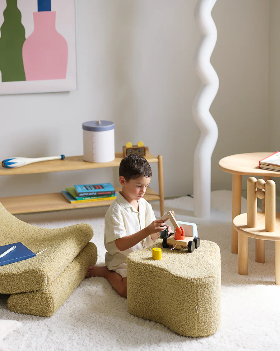 Cloud Pouffe - Teddy - Matcha