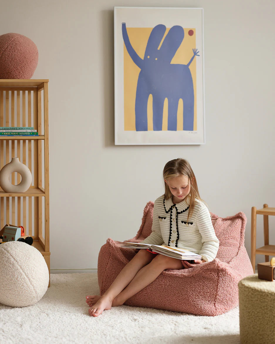 Beanbag Chair - Teddy - Guava