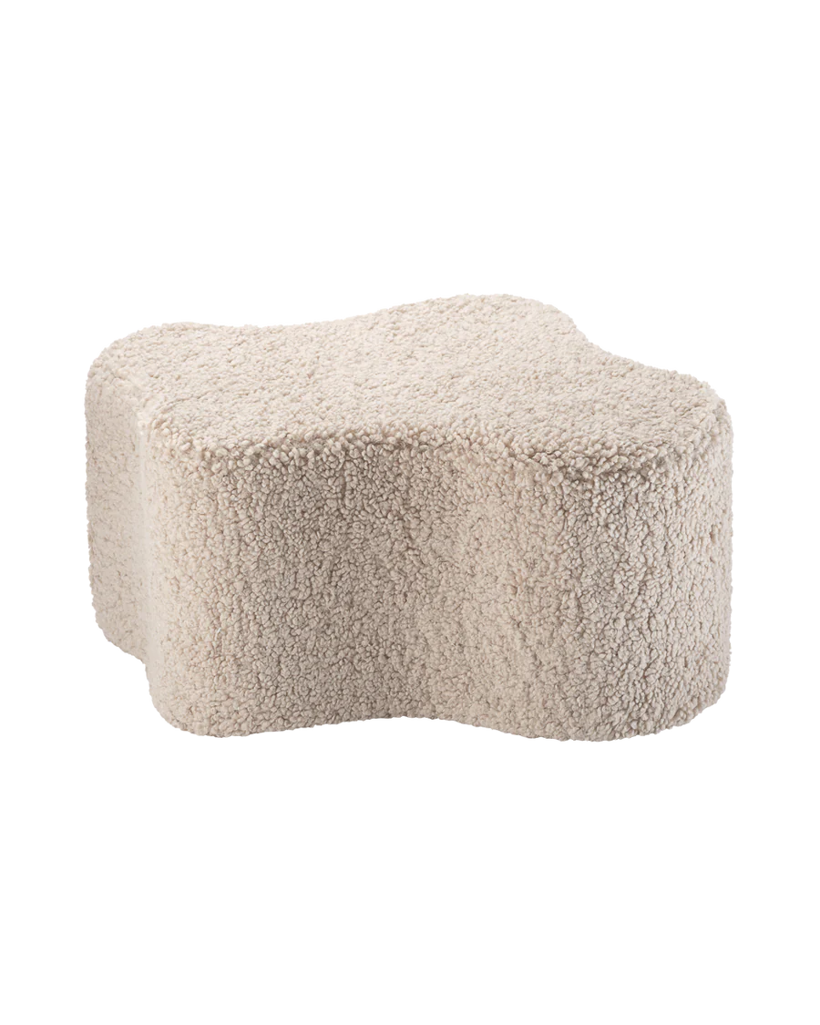 Cloud Pouffe - Teddy - Biscuit