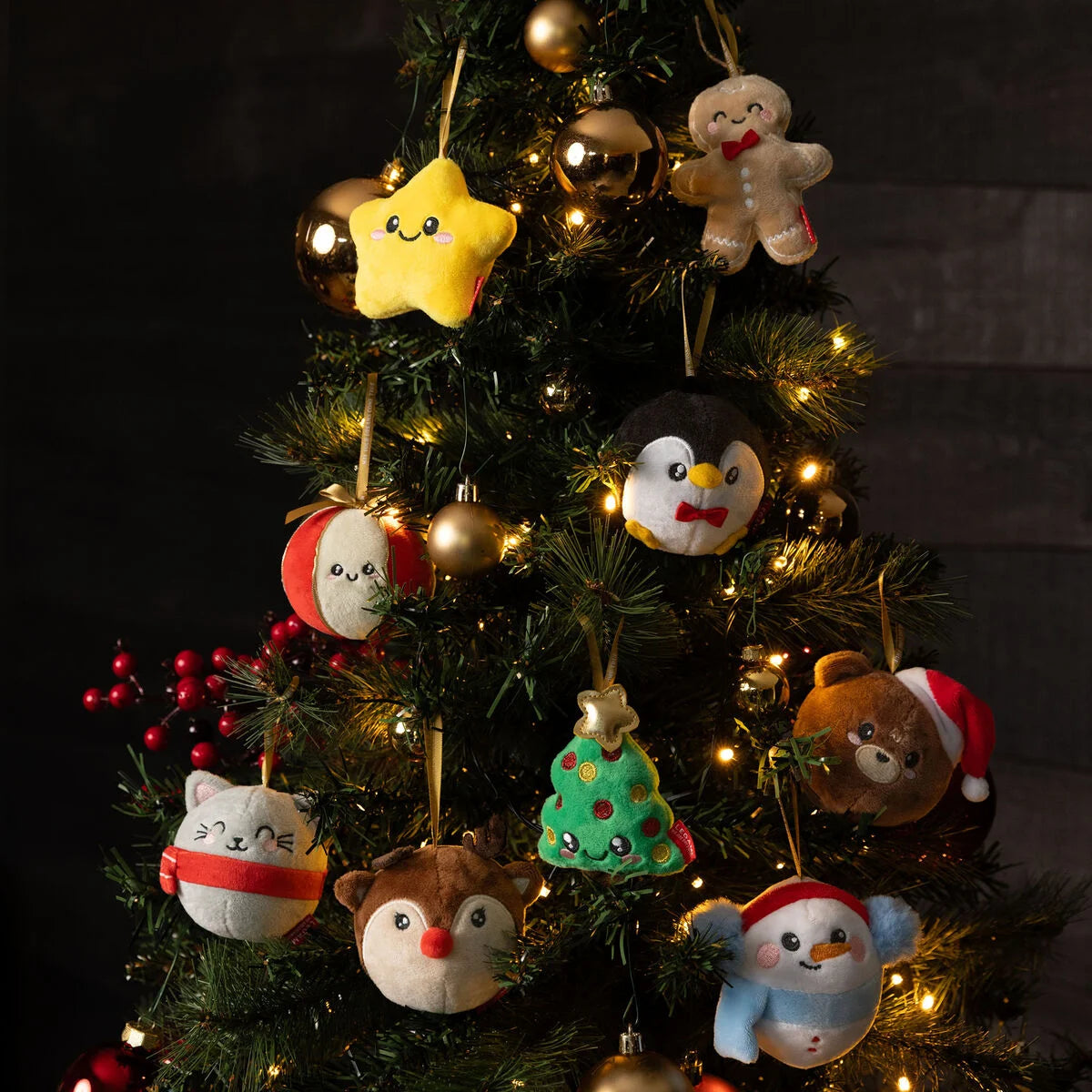 Decoraciones Navideñas de Peluche