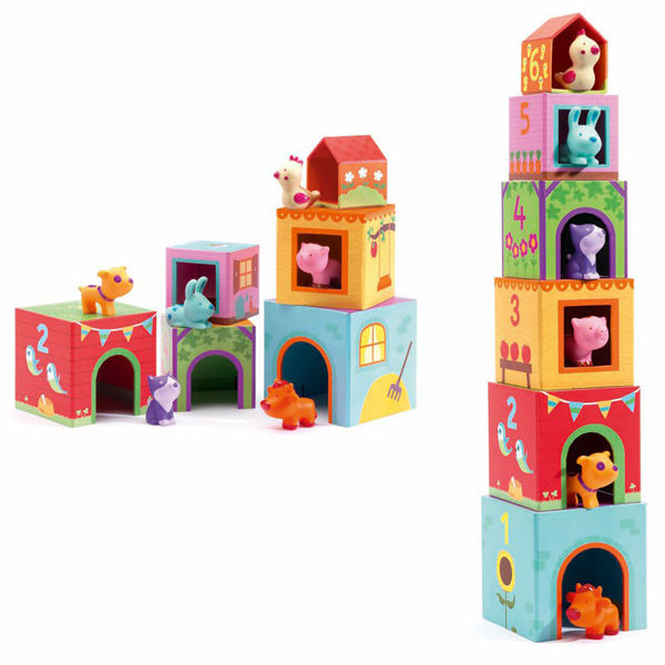 Juego de apilar - Animales