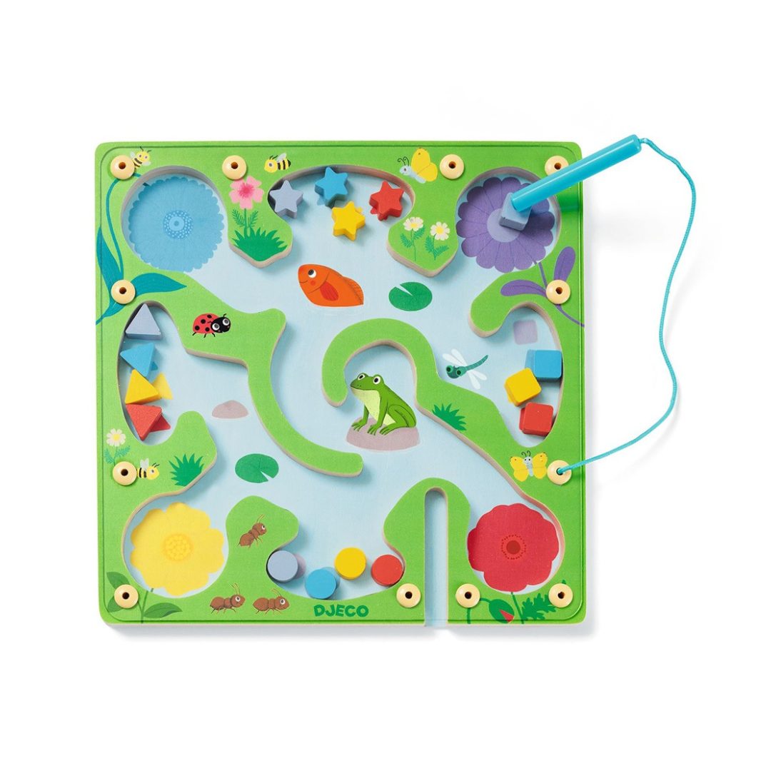 Juego de laberinto de Ranas de Madera Froggy Maze