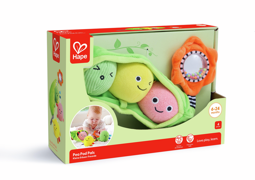 Guisantes de peluche sensoriales