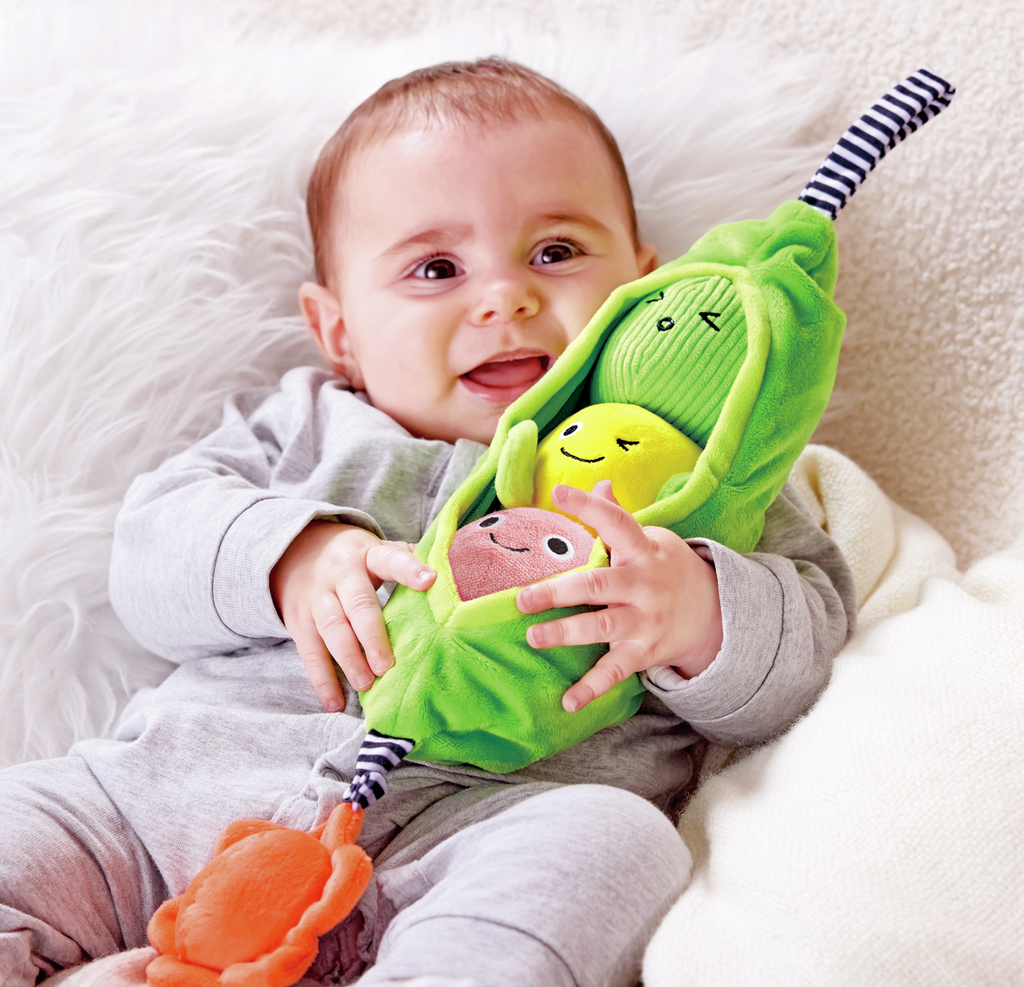 Guisantes de peluche sensoriales
