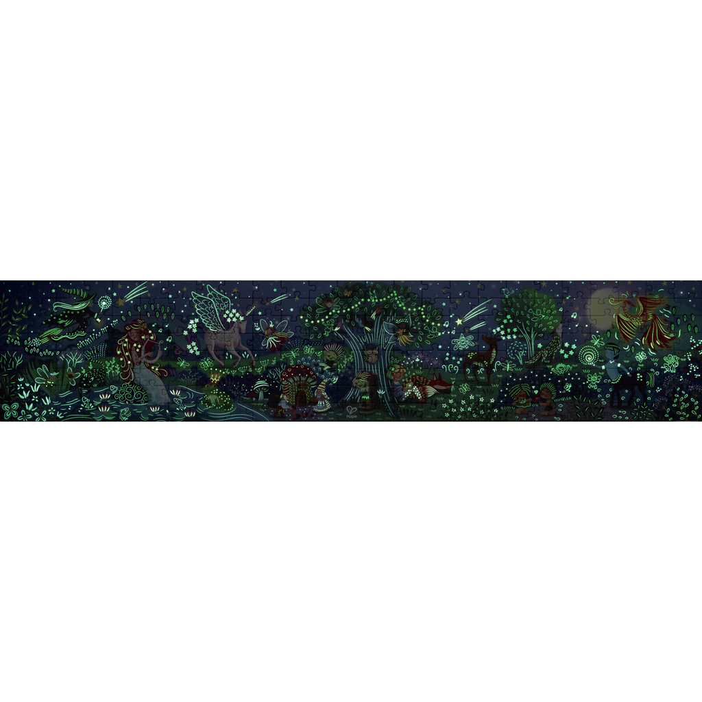 Puzzle Bosque Mágico (200 pcs) - Glow in The Dark (1.5m)