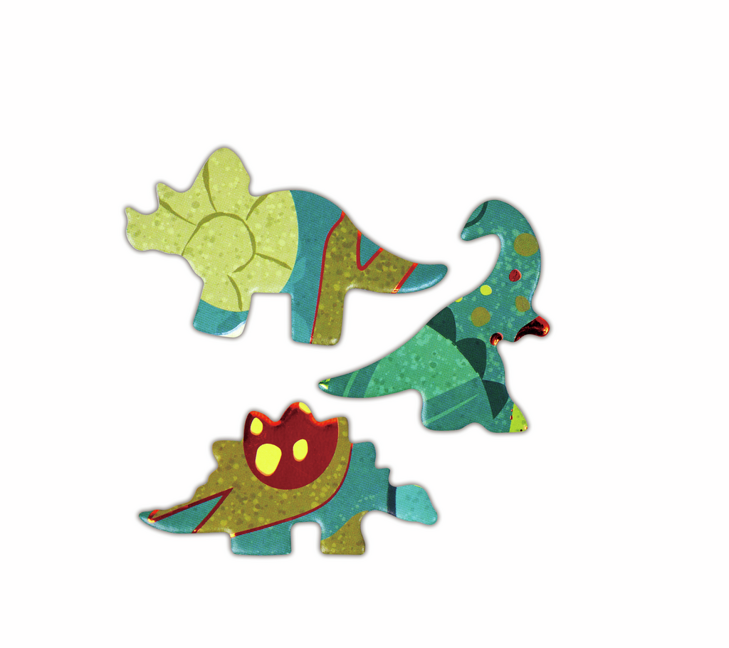 Puzzle XL de suelo - ¡Piezas en formas de Dinosaurios!