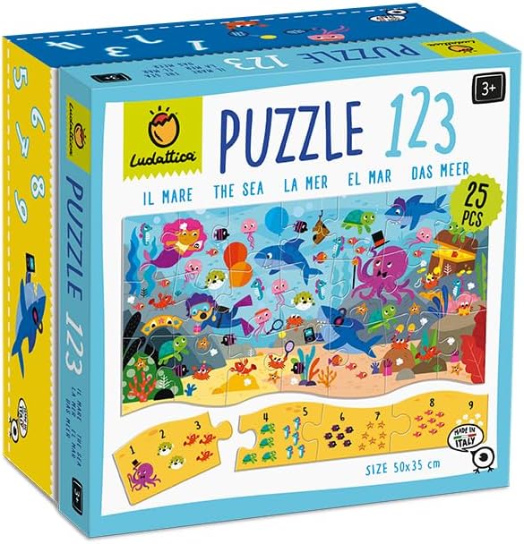Puzzle - 25 pcs - El Mar (+3 años)