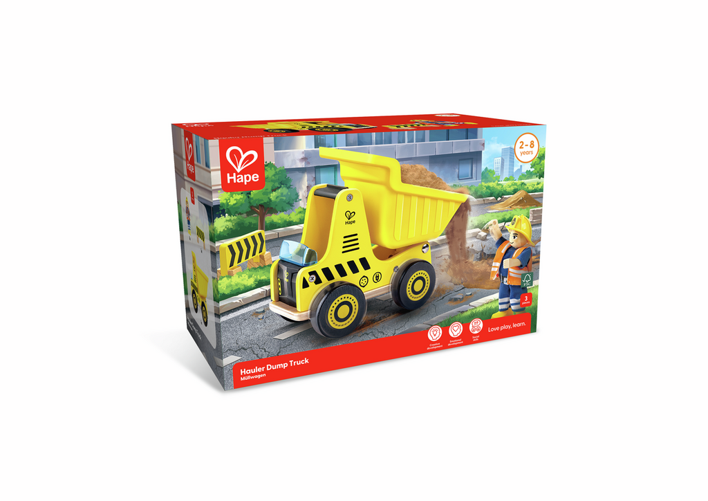 Camión con volquete Hape