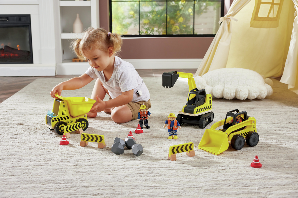 Camión con volquete Hape