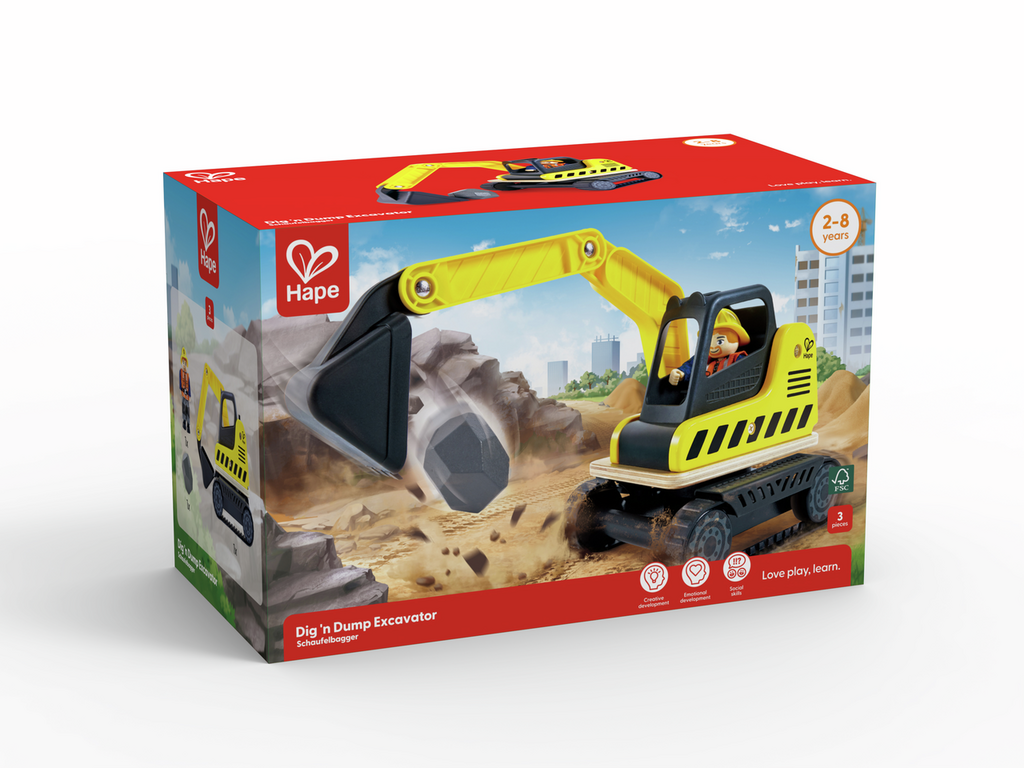 Excavadora Hape - Excavar y verter