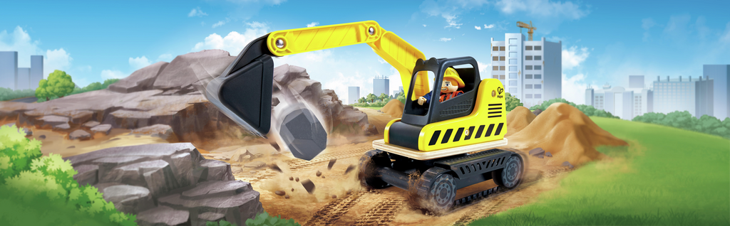 Excavadora Hape - Excavar y verter