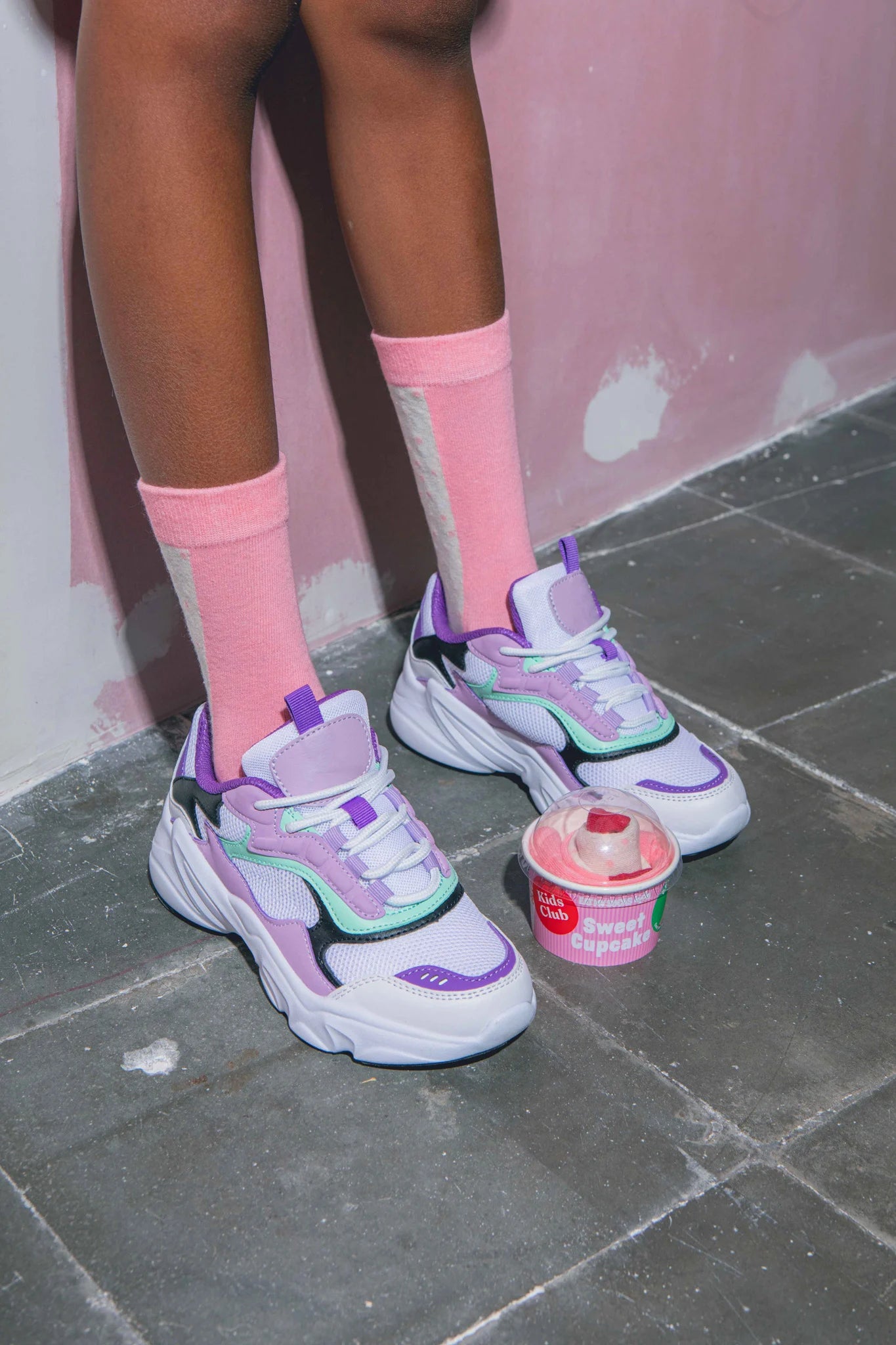 Calcetines Molones - Cup Cakes Strawberry