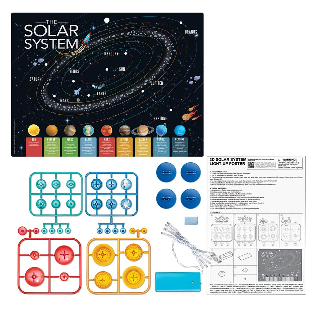 Construye tu Sistema Solar 3D (Con luces)