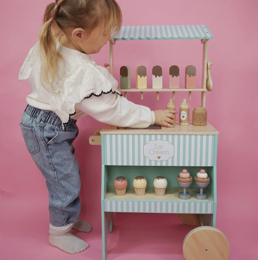 Puesto helados rayas