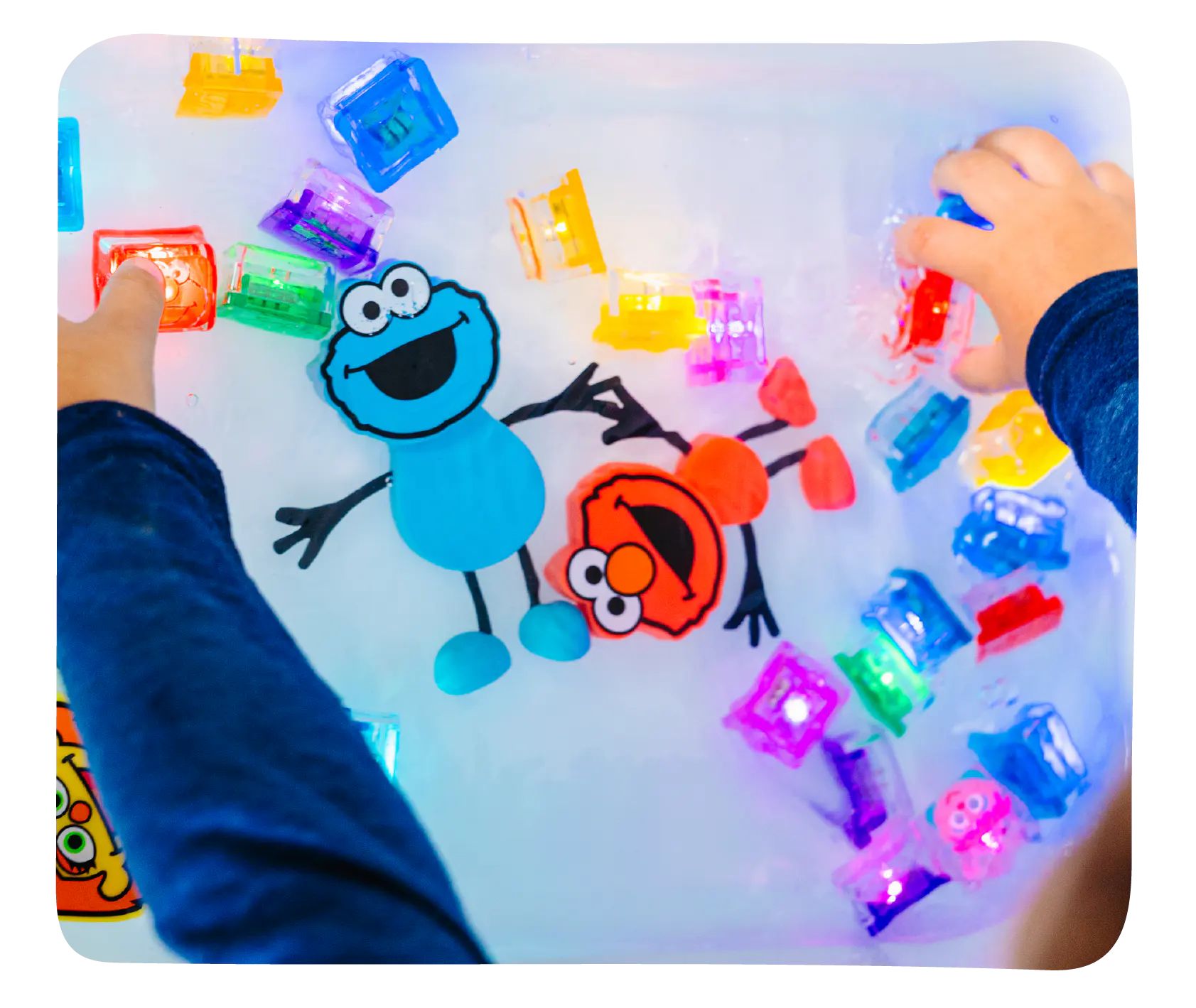 Glo Pals – Luces Sensoriales para Baño - EDICIÓN ESPECIAL BARRIO SÉSAMO