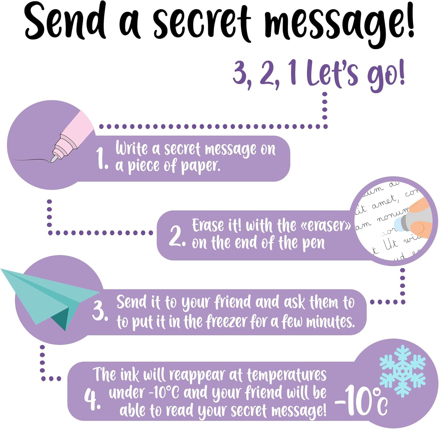 Bolígrafos Borrables (Set de 3) - Halloween