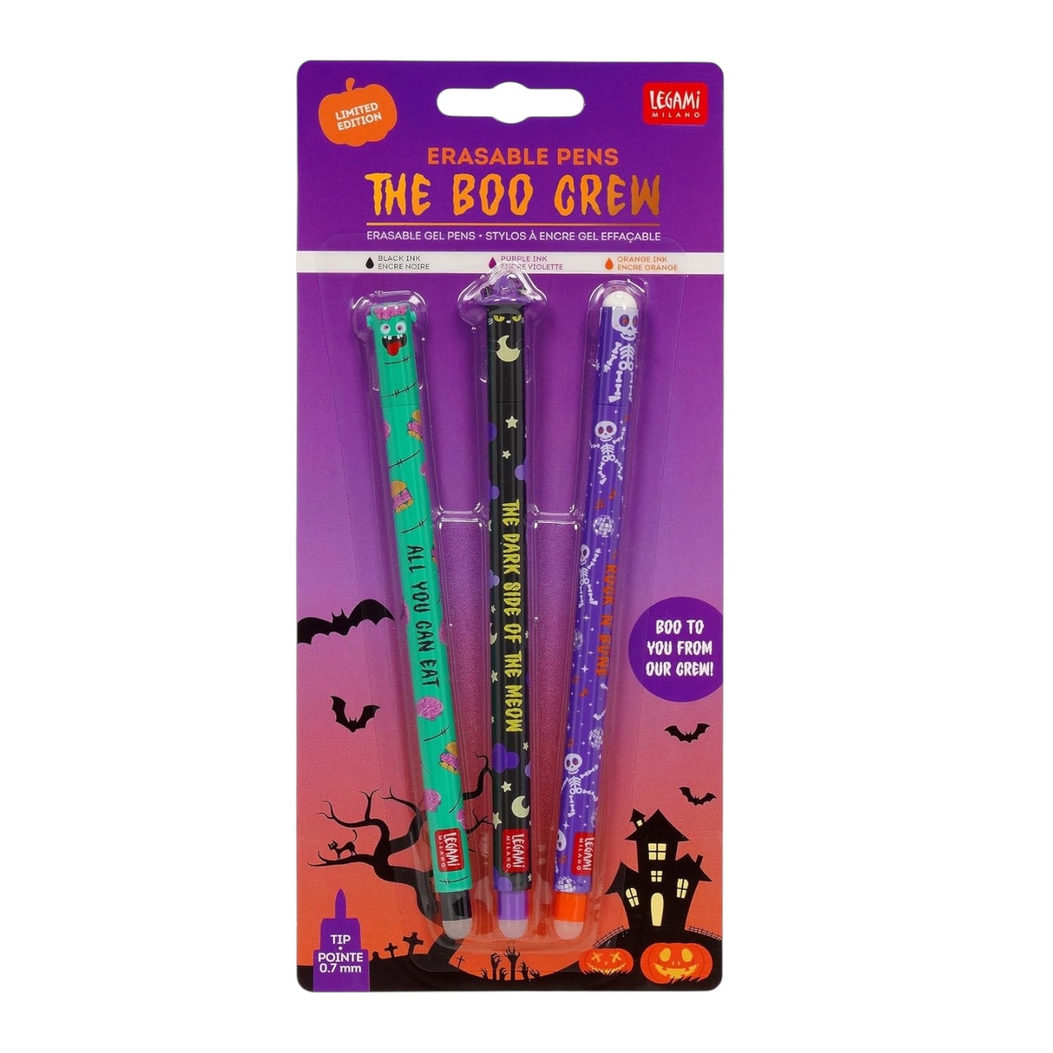 Bolígrafos Borrables (Set de 3) - Halloween