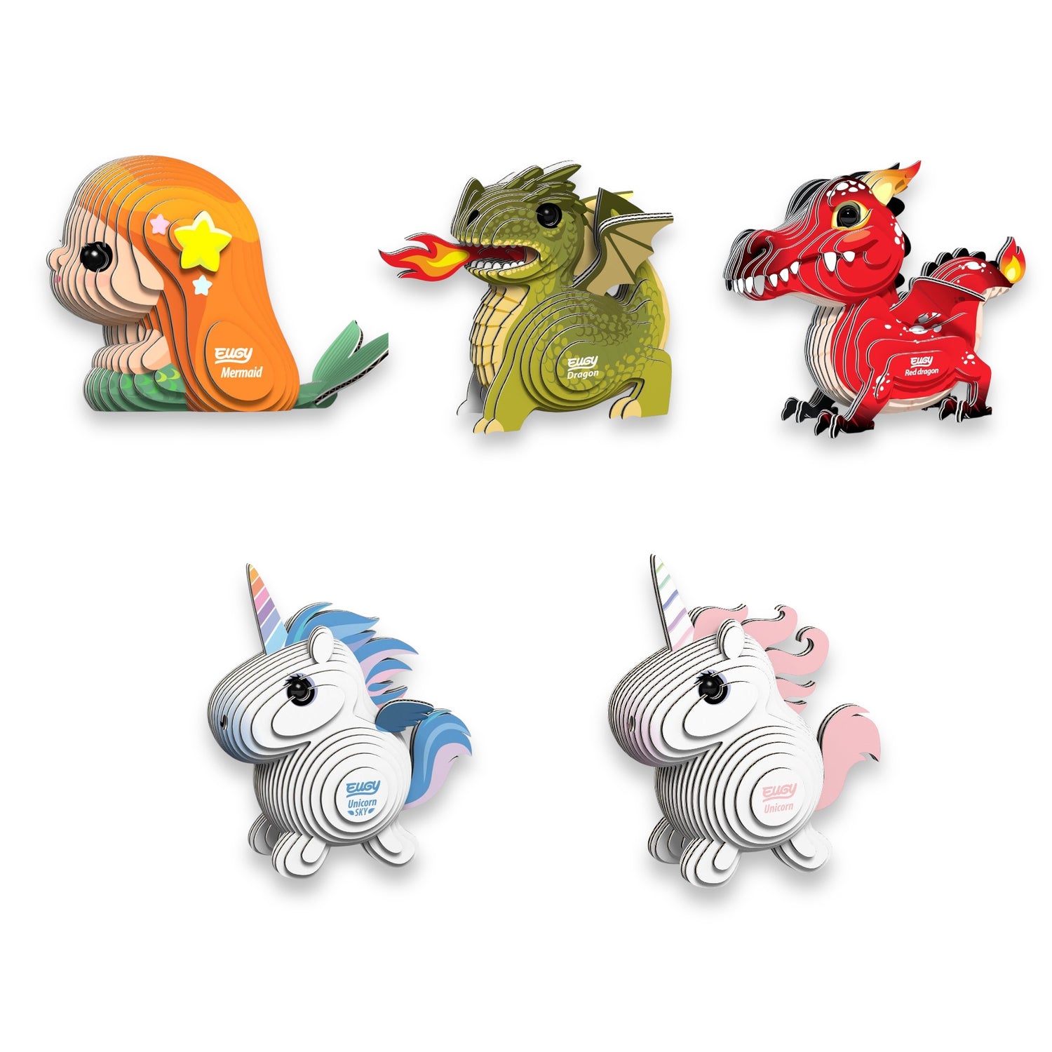 Animales 3D - Fantasía (1 ud)