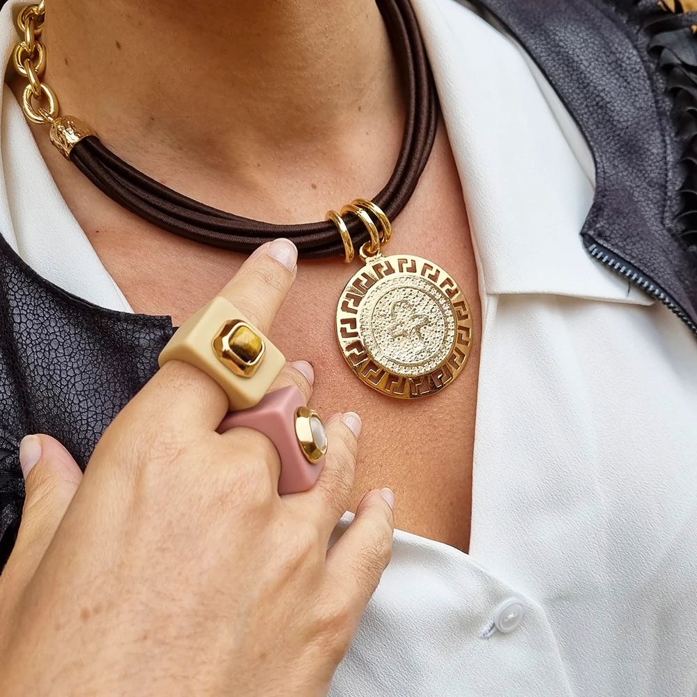 Anillo - Arena con Ojo de Tigre