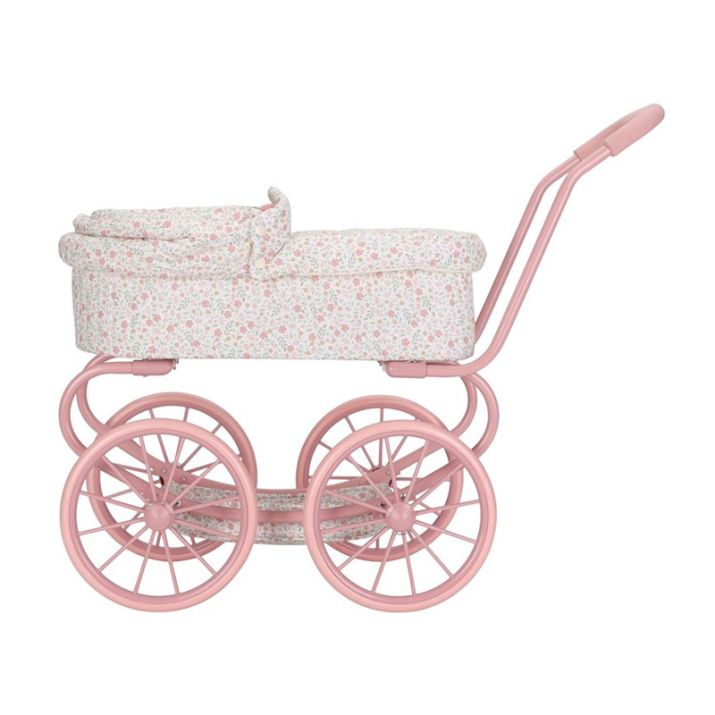 Cochecito para Muñecas - capazo flores