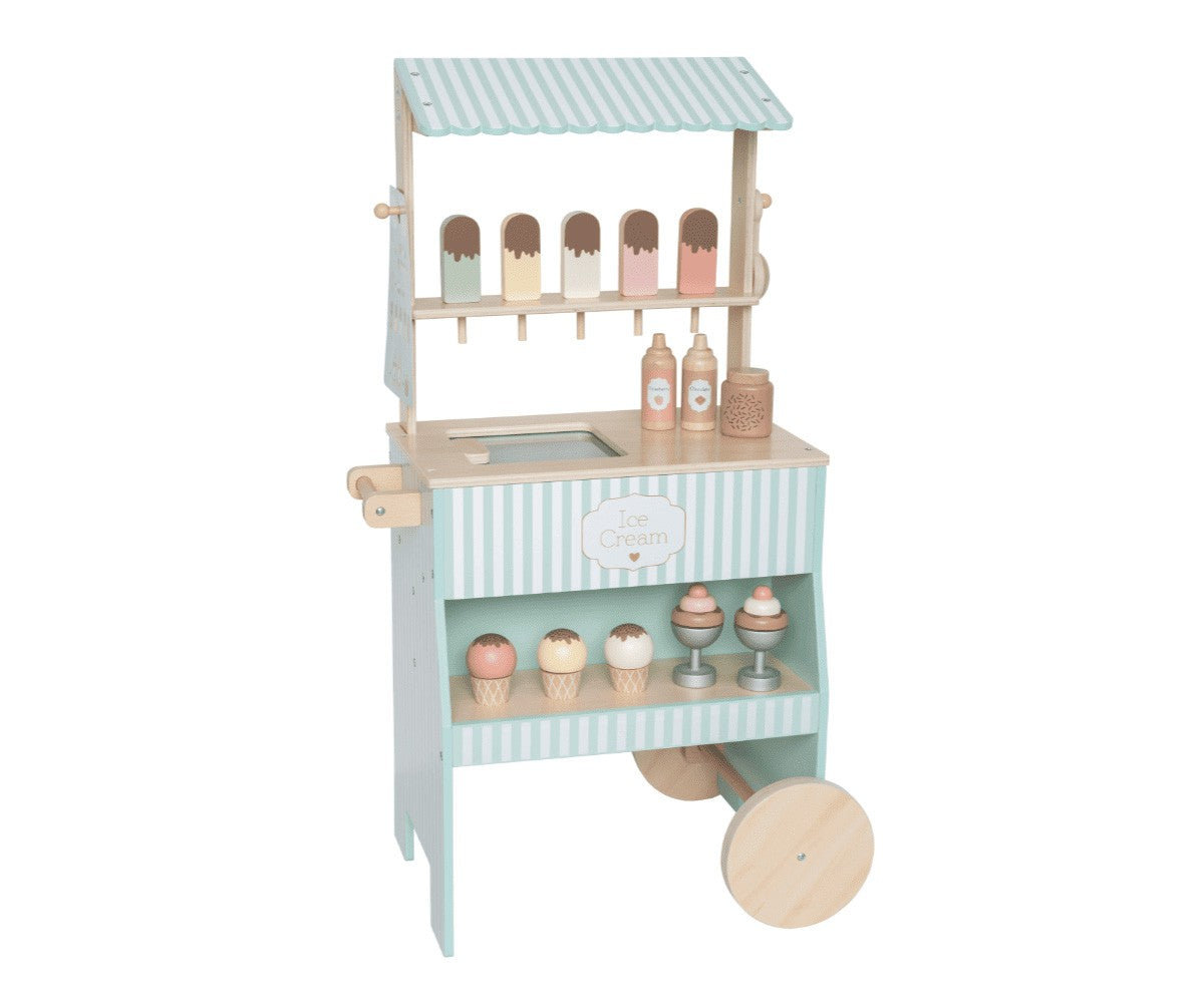 Puesto helados rayas