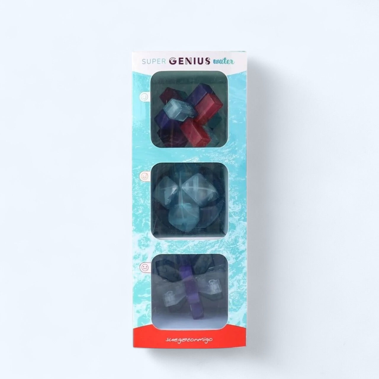 Cubos Supergenius - Water (3 uds)