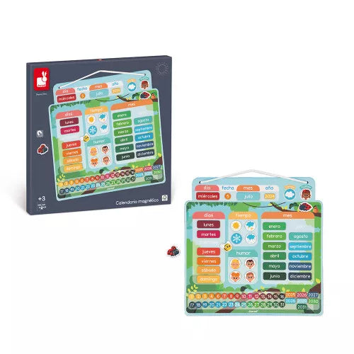 Calendario magnético - Español