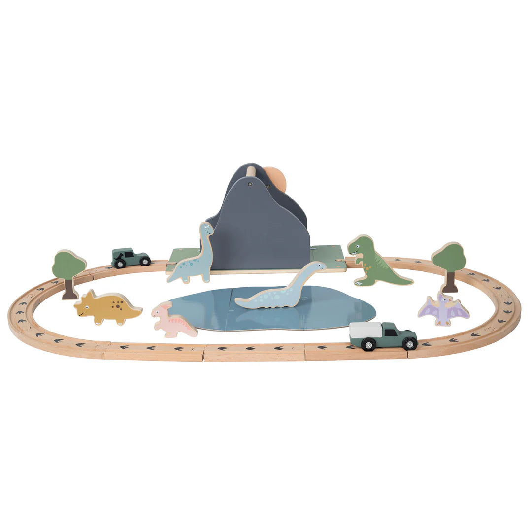 Circuito coches y trenes - Mundo Dino