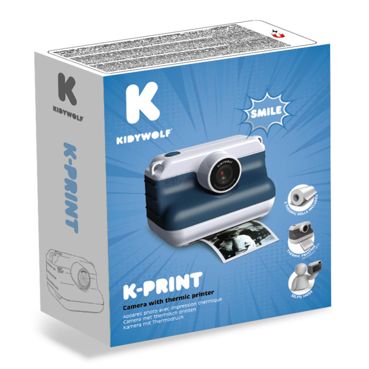 Cámara instantánea ¡SIN tinta! K-print