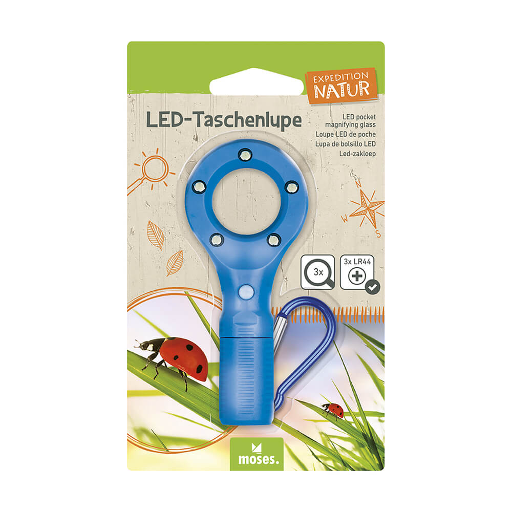 Lupa de bolsillo - Luz LED