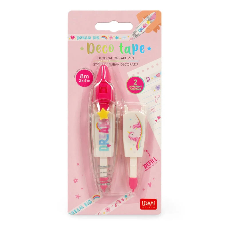 Cinta adhesiva para decorar - Unicornio