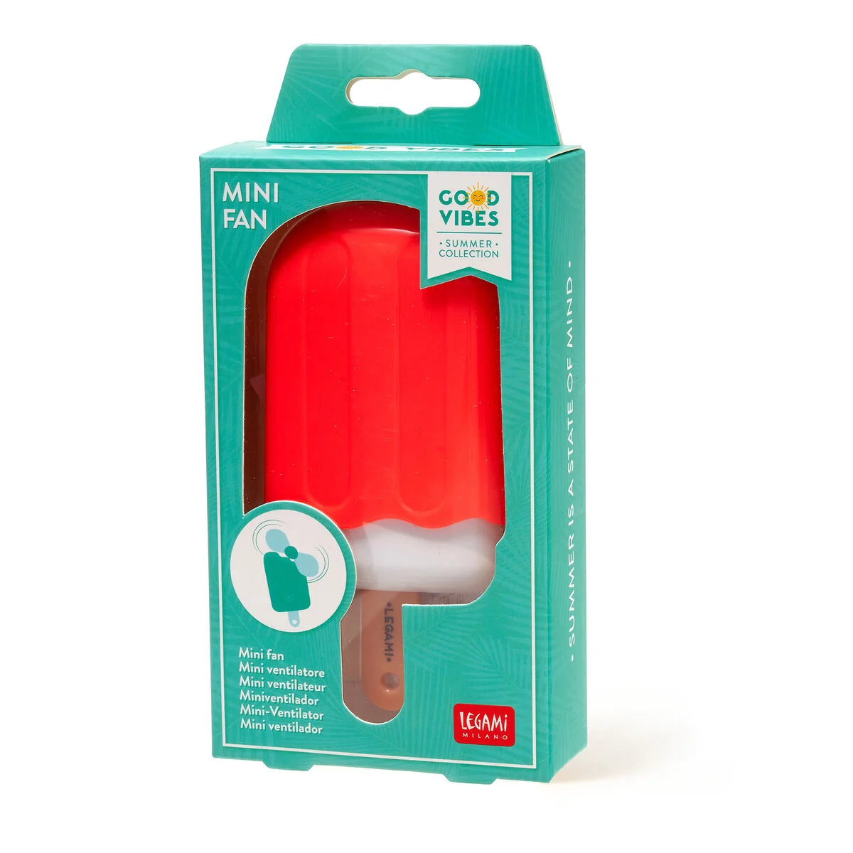 Mini ventilador portátil - Helado