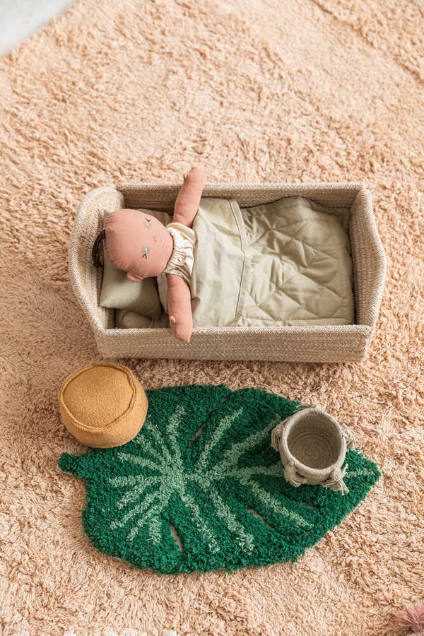 Muñeca tela - Sana (cuna + accesorios)