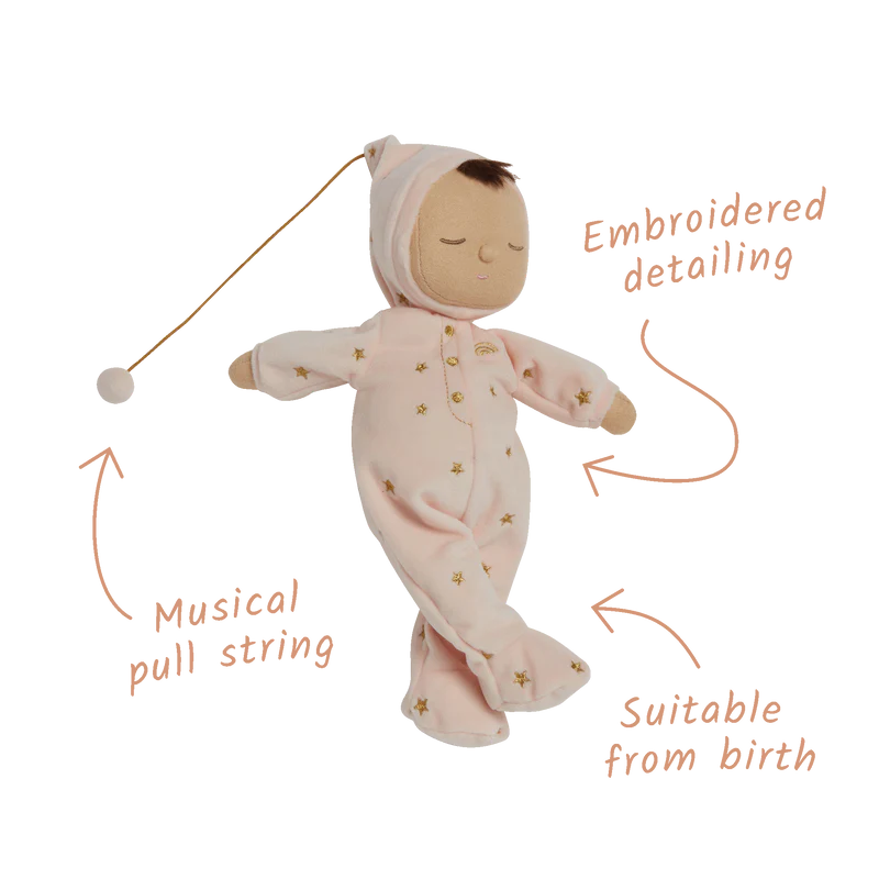 Peluche bebé dormilón CON MÚSICA - Lullaby Dozy Dinkums - Luna