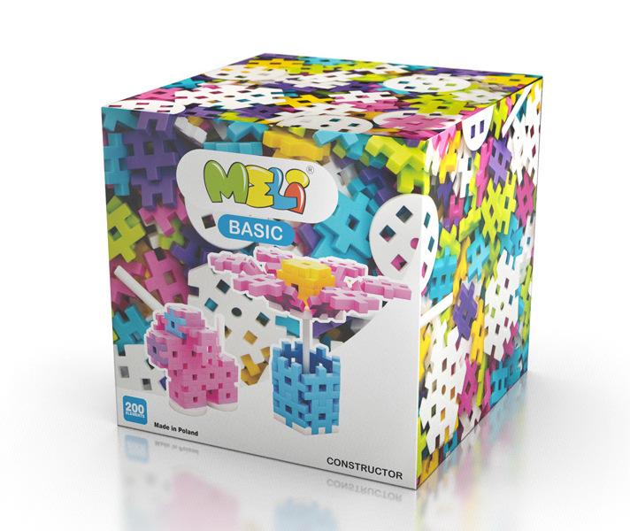 Meli - Basic Constructor - 200 piezas Pastel