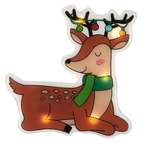 Pegatinas brillantes para la ventana - Navidad