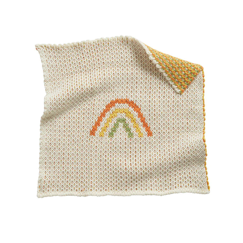 Mantita Arcoíris crochet (para muñecas)