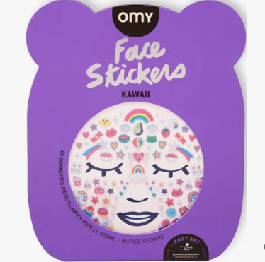 Pegatinas para la cara (varios modelos)