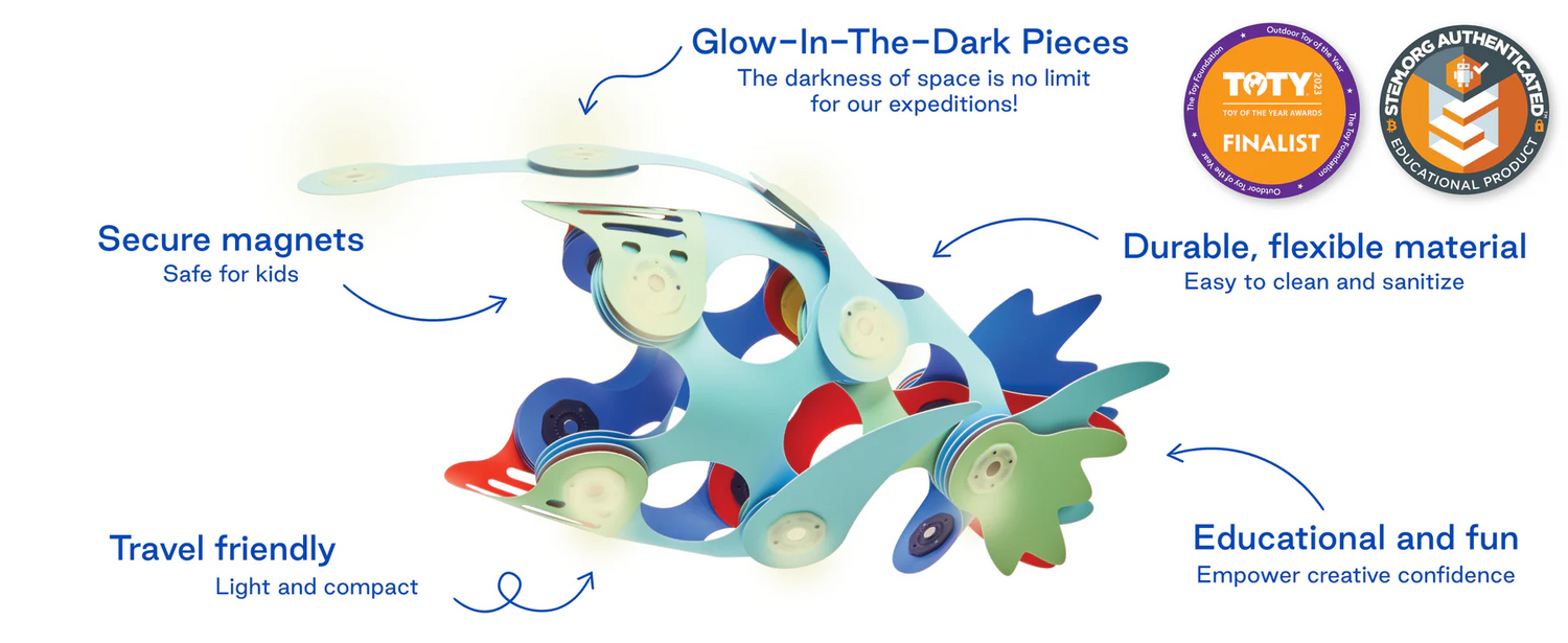 Clixo - Ocean Creatures Pack (24 pcs) - 🔥Brillan en la oscuridad🔥